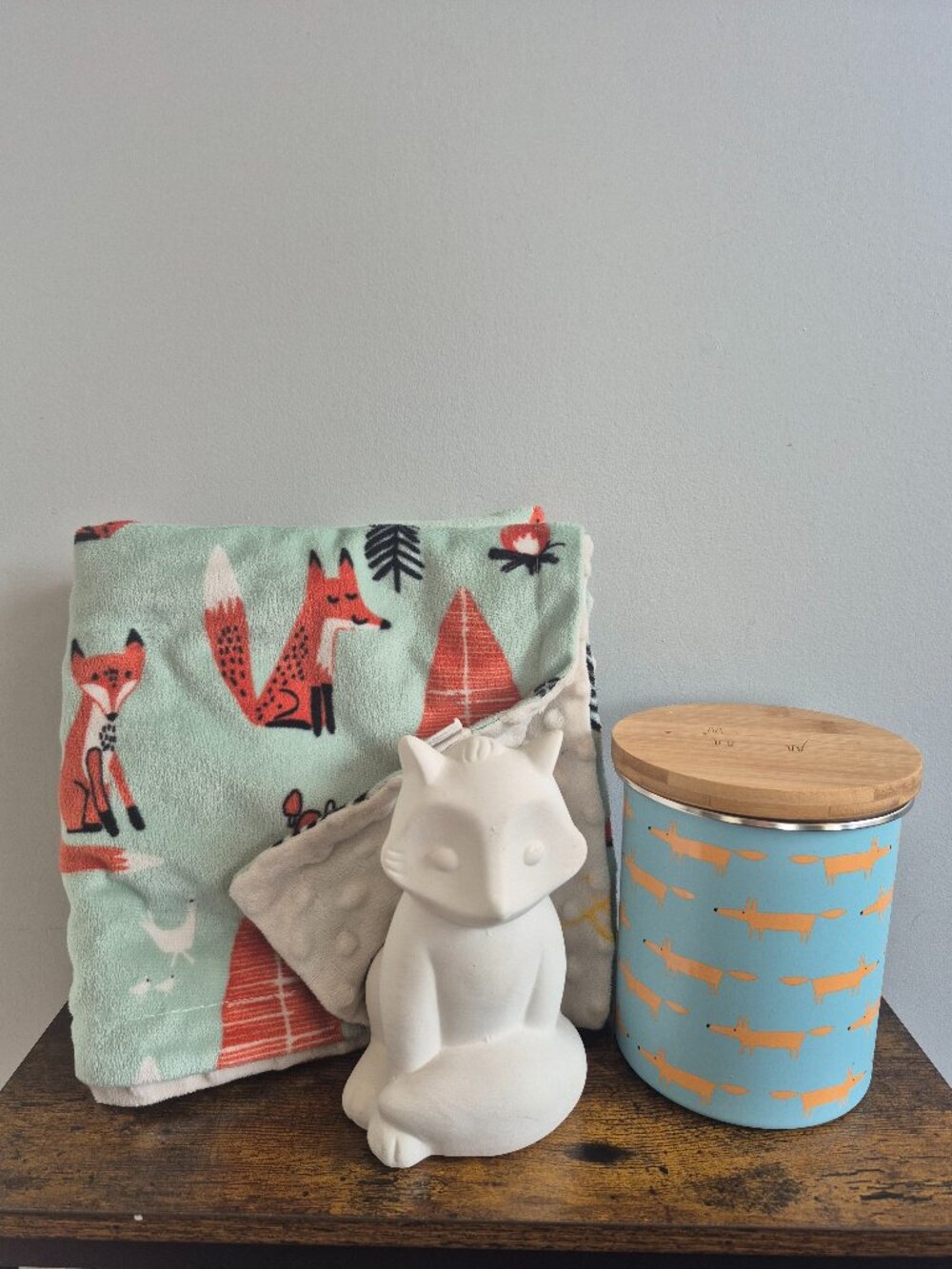 Set of 3 Fox Nursery Decor